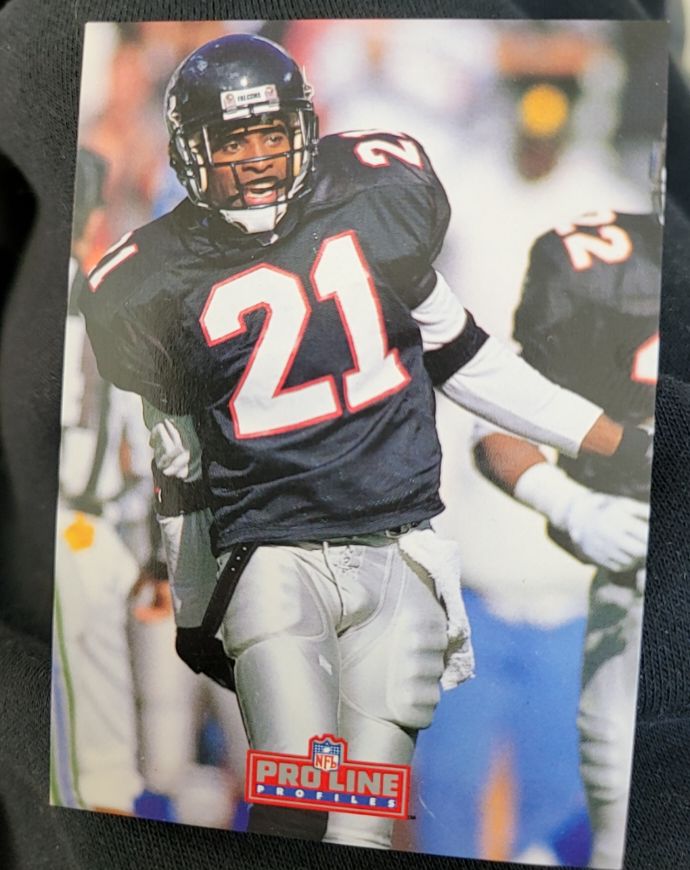 1992 Pro Line Profiles #458 Deion Sanders — front