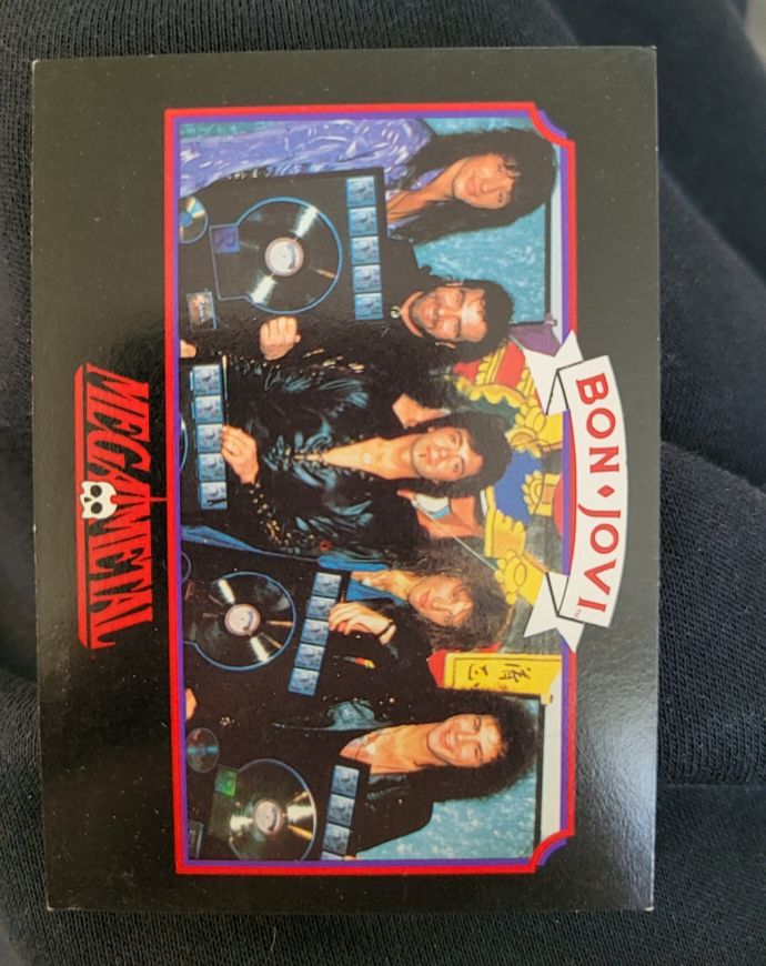 1991 Impel Mega Metal #10 Bon Jovi — front