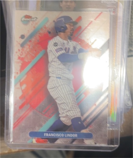 2025 Topps Finest #45 Francisco Lindor — front