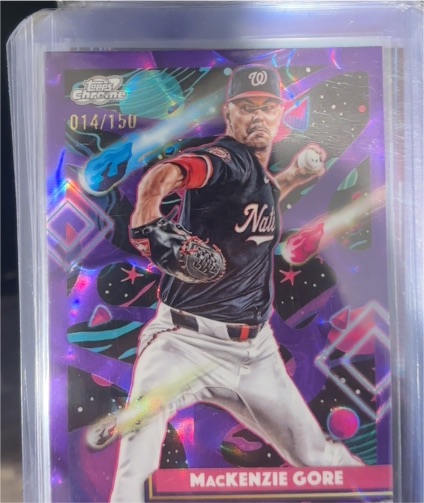 2025 Topps Chrome Cosmic #014 MacKenzie Gore — front