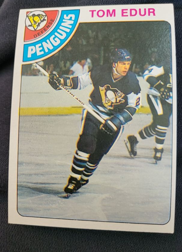 1978 Topps #119 Tom Edur Pittsburgh Penguins — front
