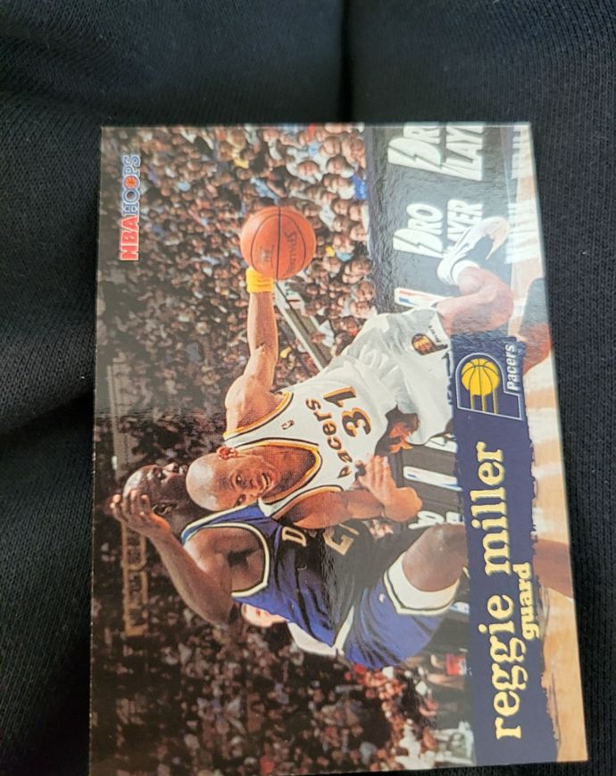 1995-96 Hoops #68 Reggie Miller — front
