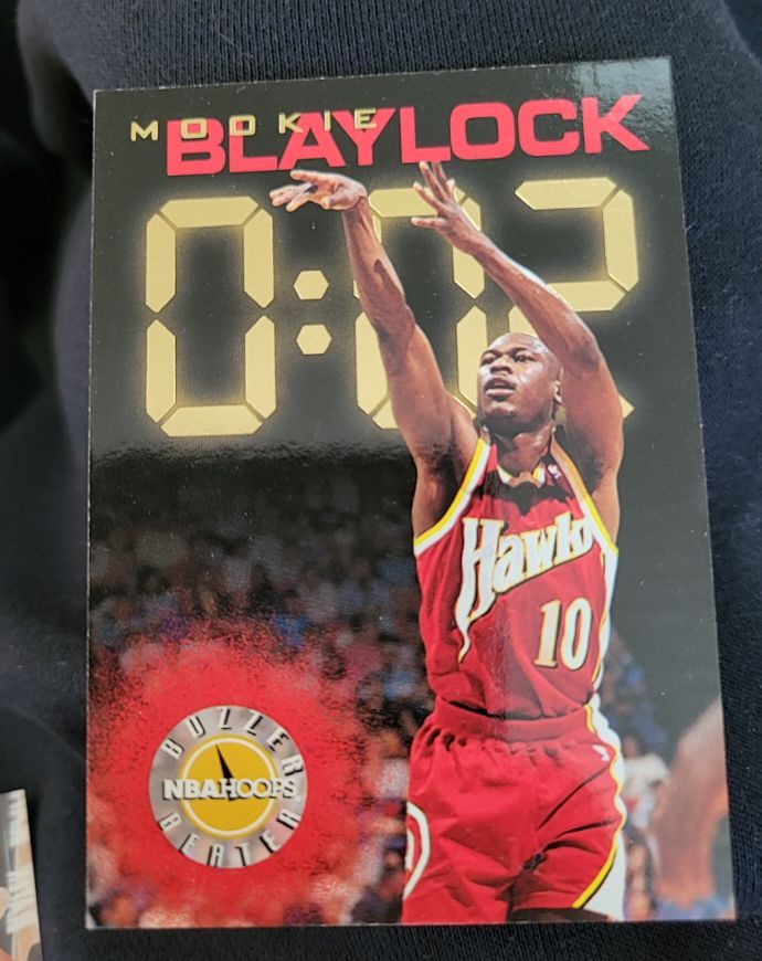 1995 NBA Hoops #219 Mookie Blaylock — front