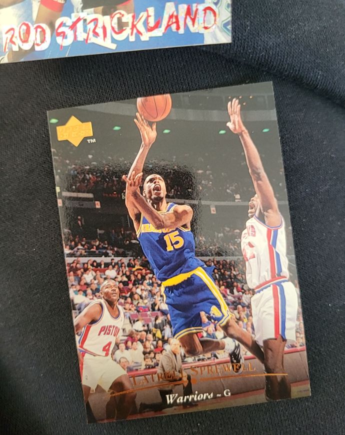 1995-96 Upper Deck #3 Latrell Sprewell — front
