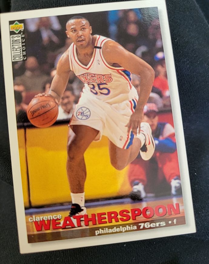 1995-96 Upper Deck Collector's Choice #82 Clarence Weatherspoon — front