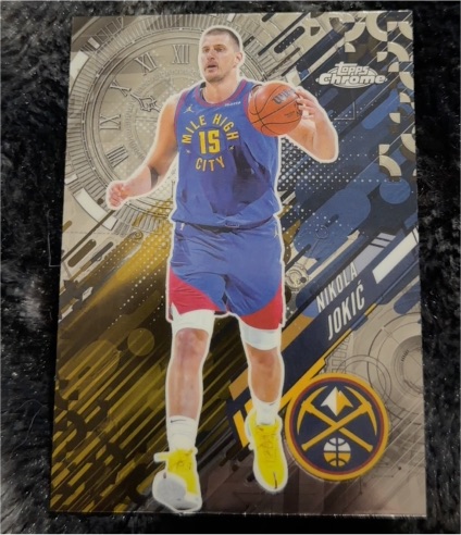 2025-26 Topps Chrome #GT-9 Nikola Jokic Go Time — front