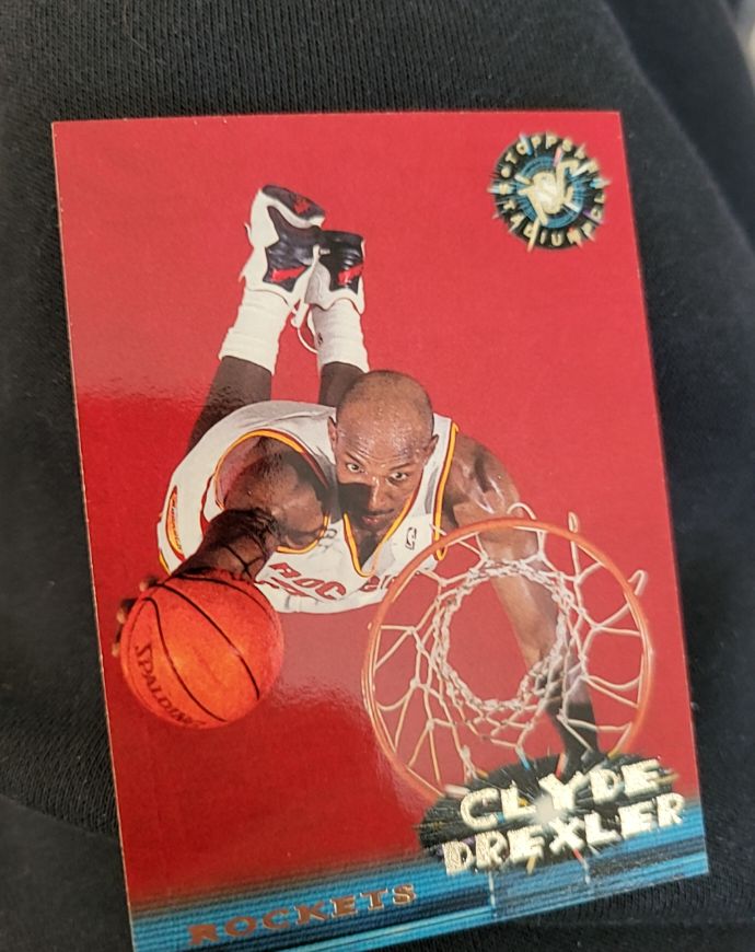 1995-96 Topps Stadium Club #4 Clyde Drexler — front