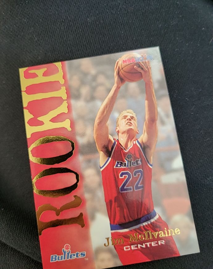 1994-95 NBA Hoops #379 Jim McIlvaine Rookie — front