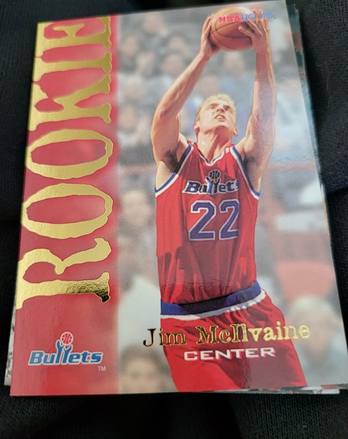 1995 NBA Hoops #RO Jim McIlvaine — front