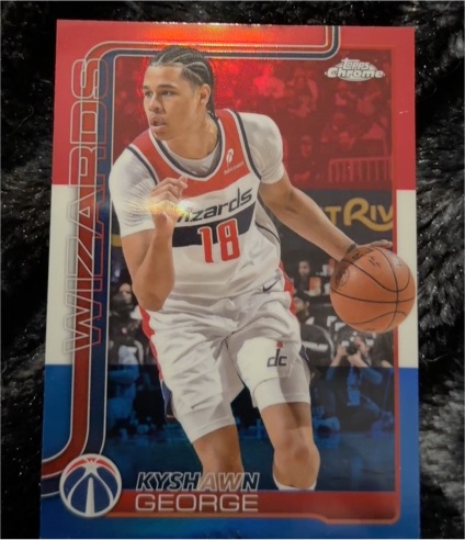 2025-26 Topps Chrome #237 Kyshawn George — front
