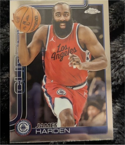 2025-26 Topps Chrome #54 James Harden — front