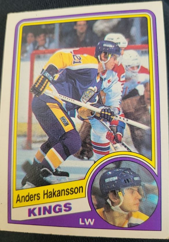 1984-85 O-Pee-Chee #85 Anders Hakansson — front