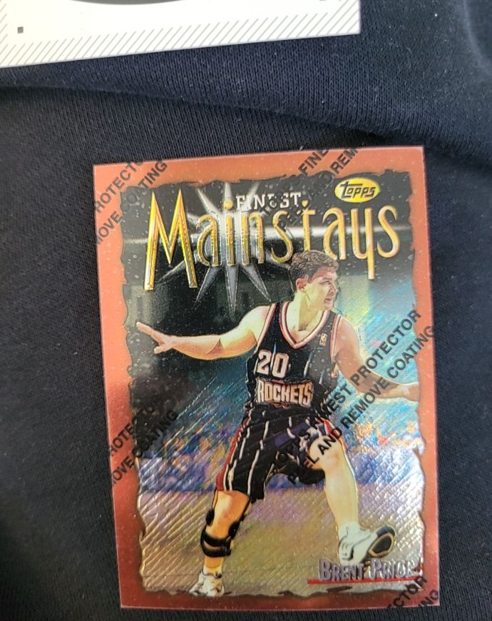 1996-97 Topps Finest Mainstays #176 Brent Price — front
