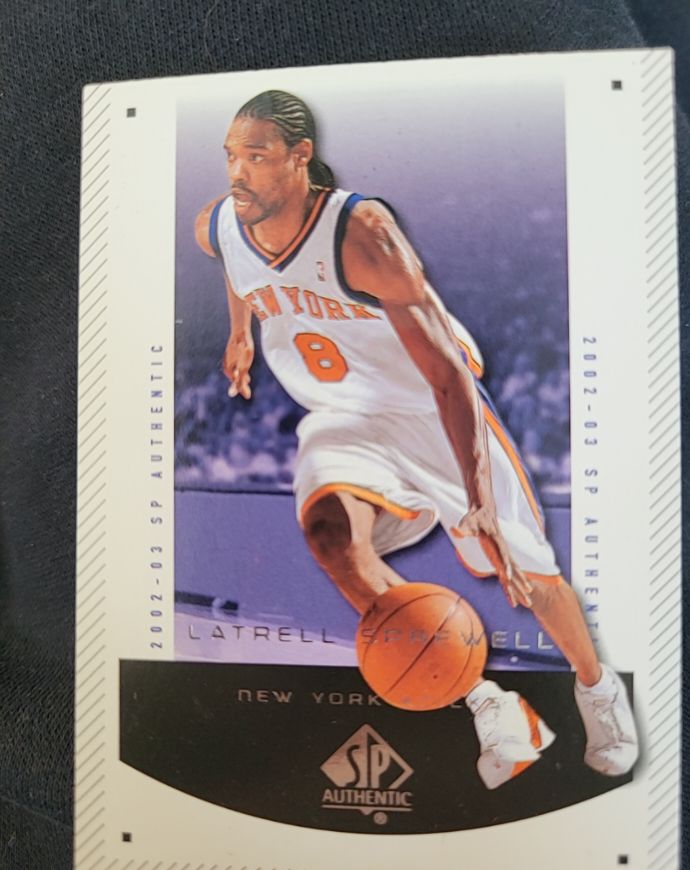 2002-03 SP Authentic #63 Latrell Sprewell — front