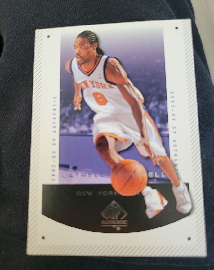 2002-03 SP Authentic #71 Latrell Sprewell — front