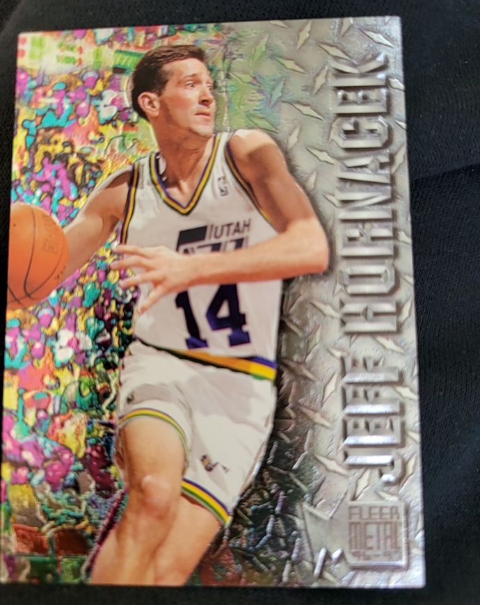 1996-97 Fleer Metal #100 Jeff Hornacek — front