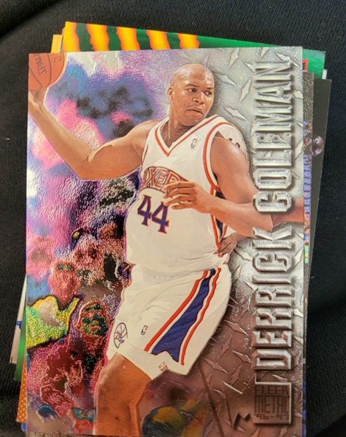1996-97 Fleer Metal #72 Derrick Coleman — front