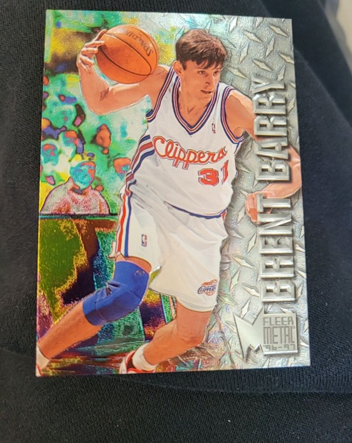 1996-97 Fleer Metal #44 Brent Barry — front