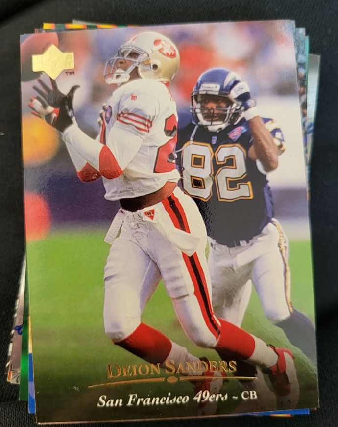 1995 Upper Deck #240 Deion Sanders — front