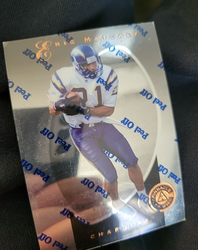 1997 Pinnacle Certified #58 Eric Metcalf — front