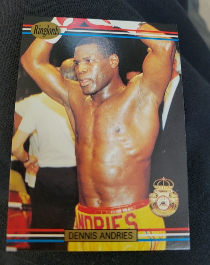 1991 Players International Ringlords #19 Dennis Andries — front