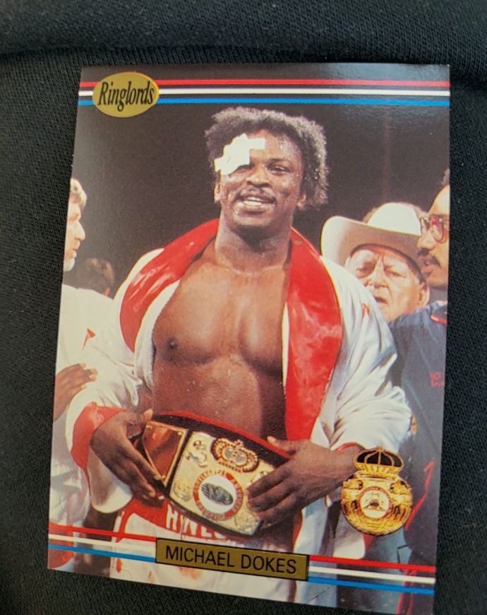 1991 Players International Ringlords #12 Michael Dokes — front