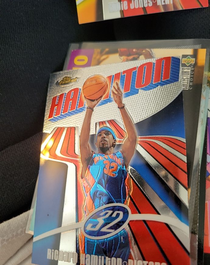 2003-04 Topps Finest #97 Richard Hamilton — front