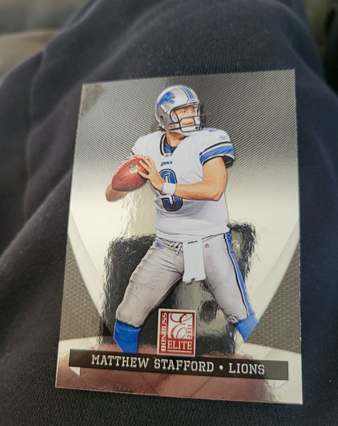 2011 Donruss Elite Matthew Stafford Detroit Lions — front