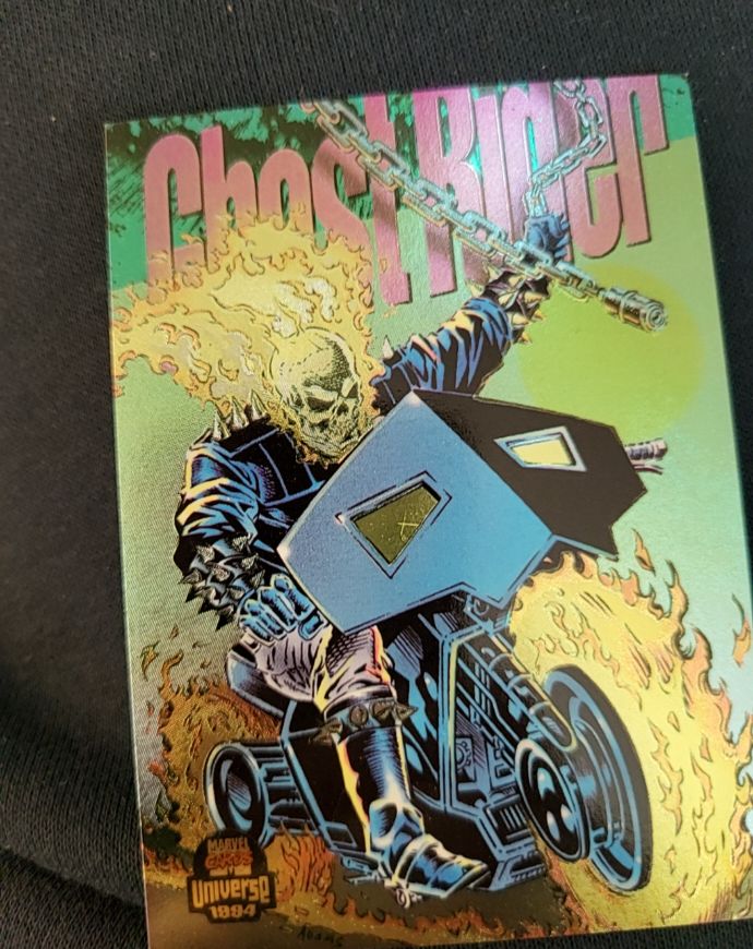 1994 Fleer Marvel Universe Power Blast #3 Ghost Rider — front