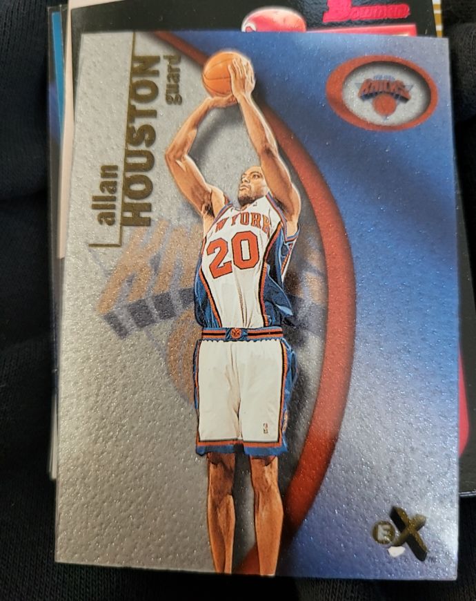 2000-01 Fleer E-X #58 Allan Houston — front