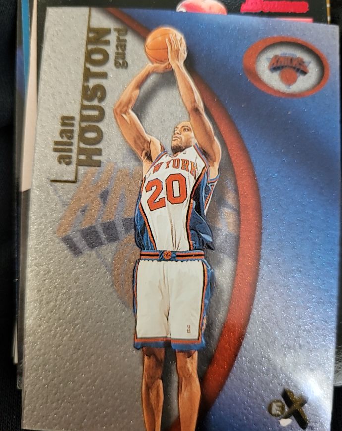 2000-01 Fleer EX Allan Houston #EX New York Knicks — front