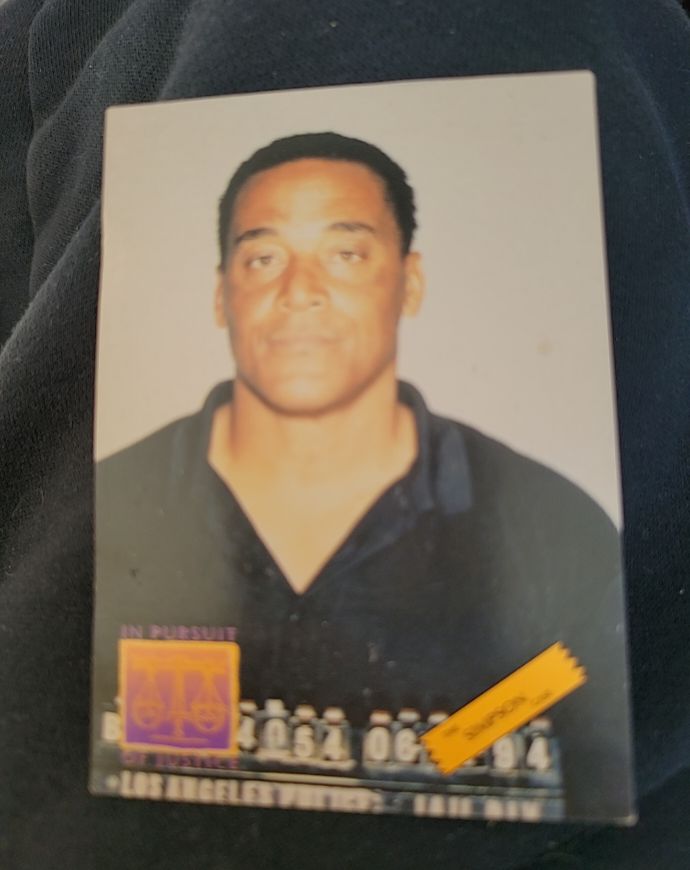 1994 Interlink In Pursuit of Justice The Case OJ Simpson #P6 Al Cowlings — front