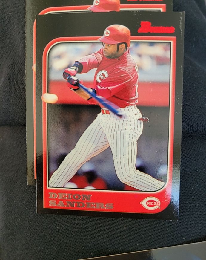 1997 Bowman #70 Deion Sanders — front