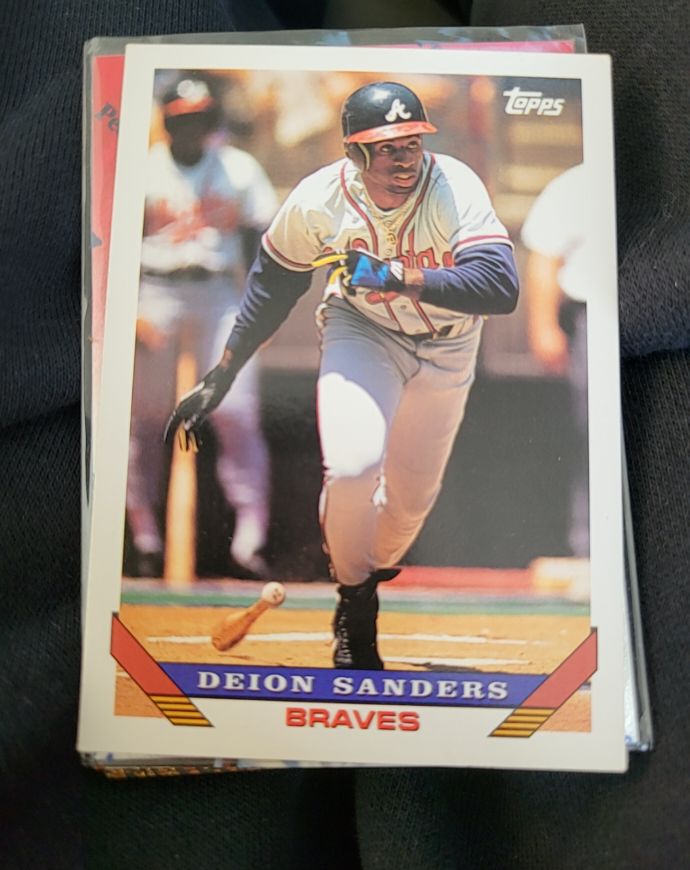 1993 Topps #795 Deion Sanders — front
