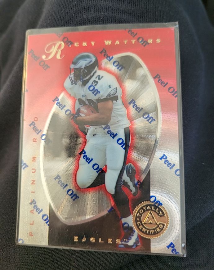 1997 Pinnacle Totally Certified #24 Ricky Watters — front