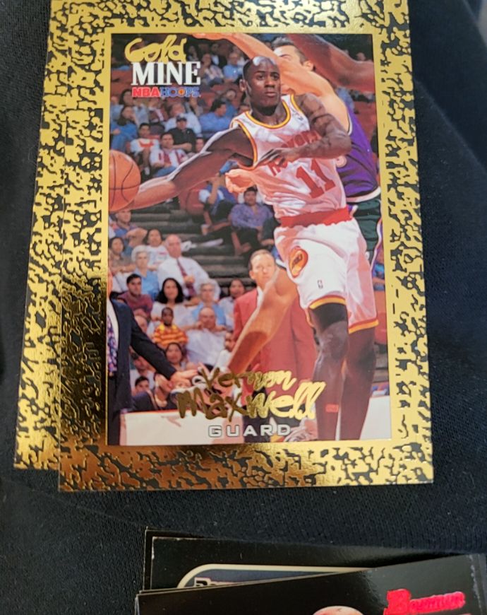 1994-95 Skybox NBA Hoops Gold Mine #437 Vernon Maxwell — front