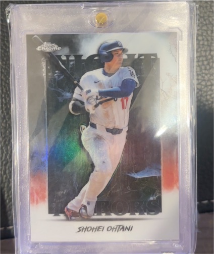 2025 Topps Chrome Update #NT-2 Shohei Ohtani Night Terrors — front