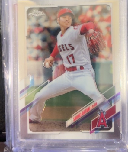 2021 Topps Chrome #159 Shohei Ohtani — front