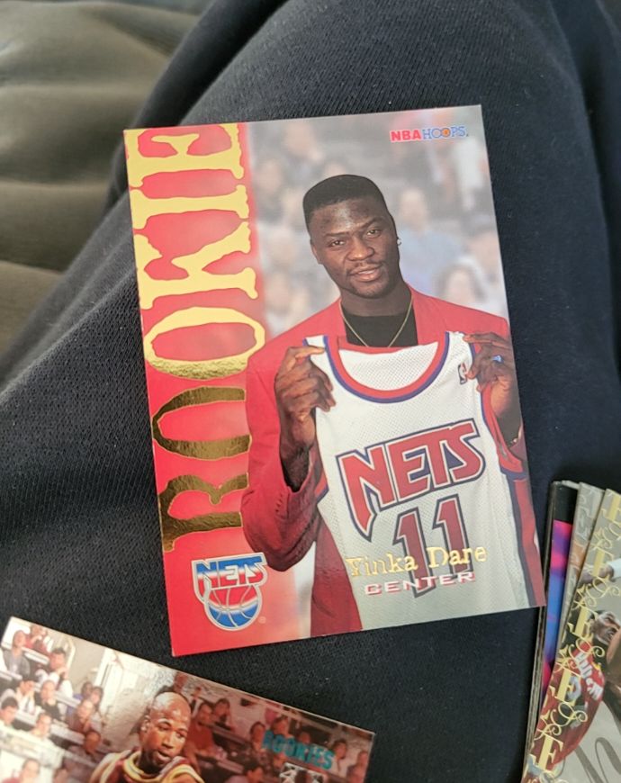 1994-95 NBA Hoops #352 Yinka Dare — front