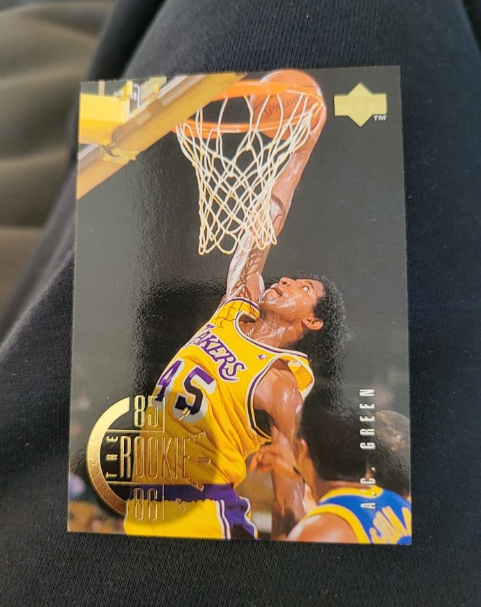 1995-96 Upper Deck #141 A.C. Green The Rookie Years — front