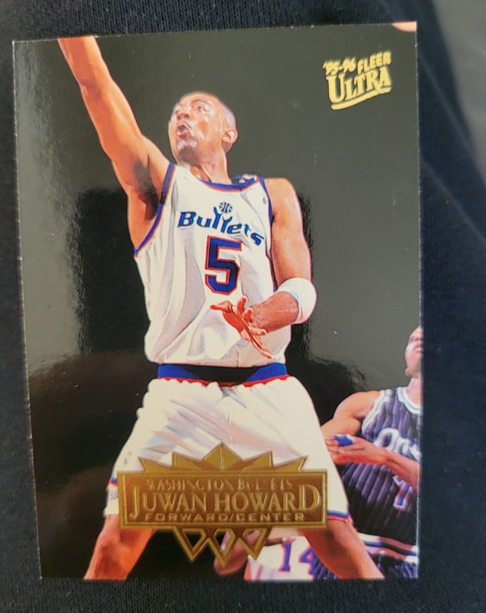 1995-96 Fleer Ultra #192 Juwan Howard — front