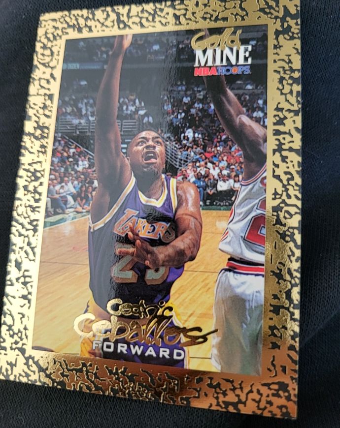 1994-95 NBA Hoops Gold Mine #440 Cedric Ceballos — front