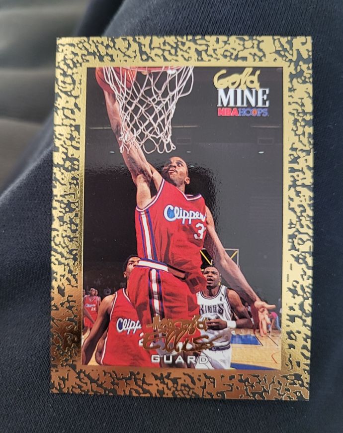 1995 NBA Hoops Gold Mine #439 Harold Ellis — front