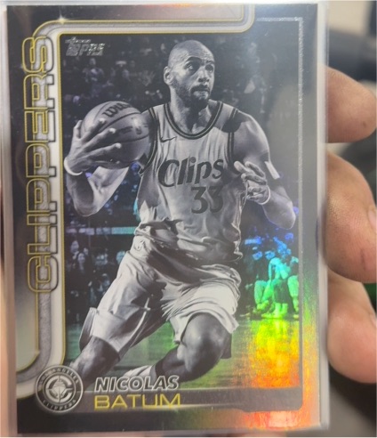 2025-26 Topps #146 Nicolas Batum Blackout — front