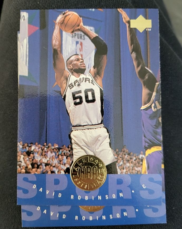 1995-96 Upper Deck #168 David Robinson — front