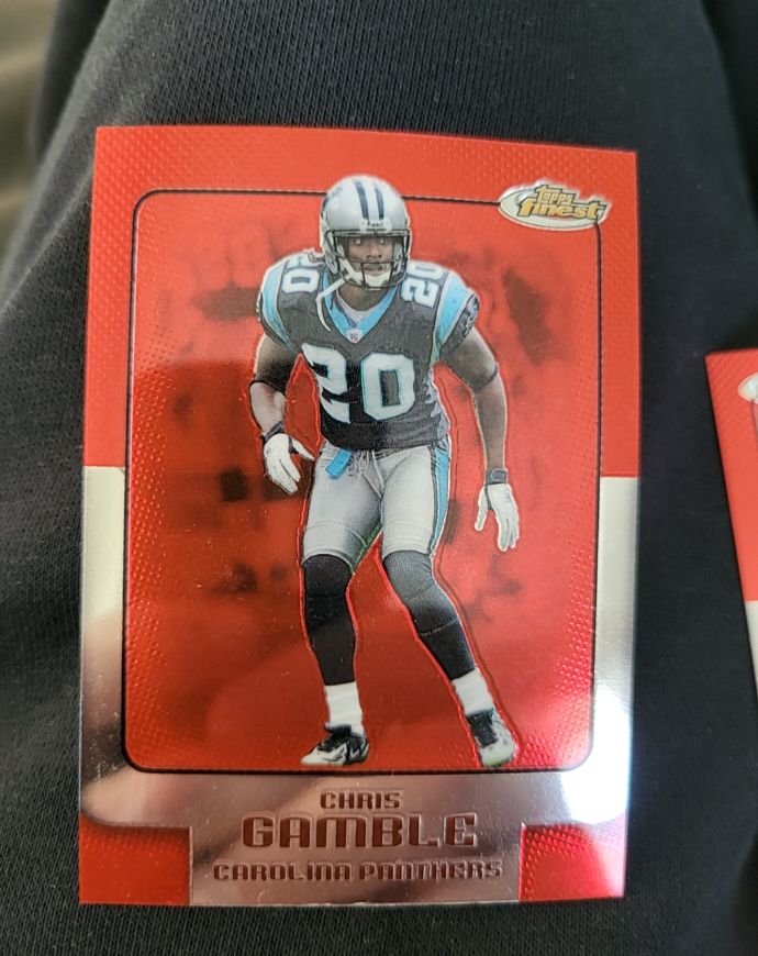 2006 Topps Finest #20 Chris Gamble — front