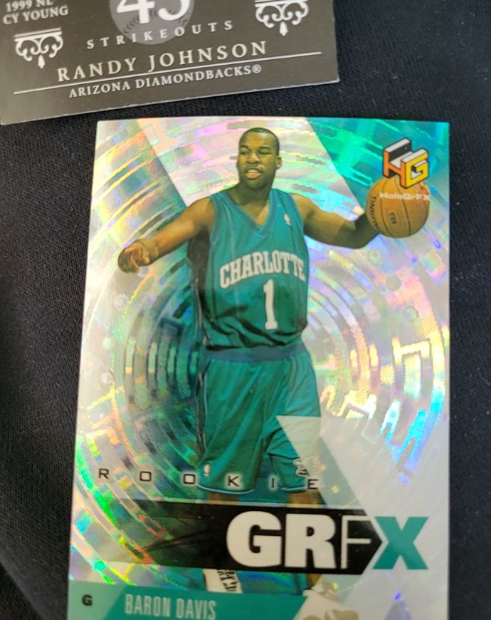 1999-00 Upper Deck HoloGrFX #73 Baron Davis Rookie — front