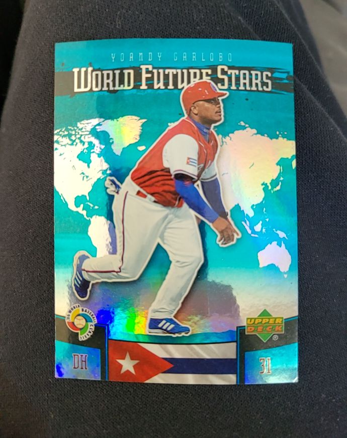 2006 Upper Deck Future Stars World Future Stars #WBC-11 Yoandy Garlobo — front