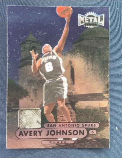 1997-98 Metal Universe Championship #10 Avery Johnson — front