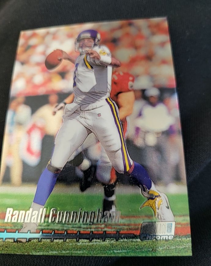 1999 Topps Stadium Club Chrome #C13 Randall Cunningham — front